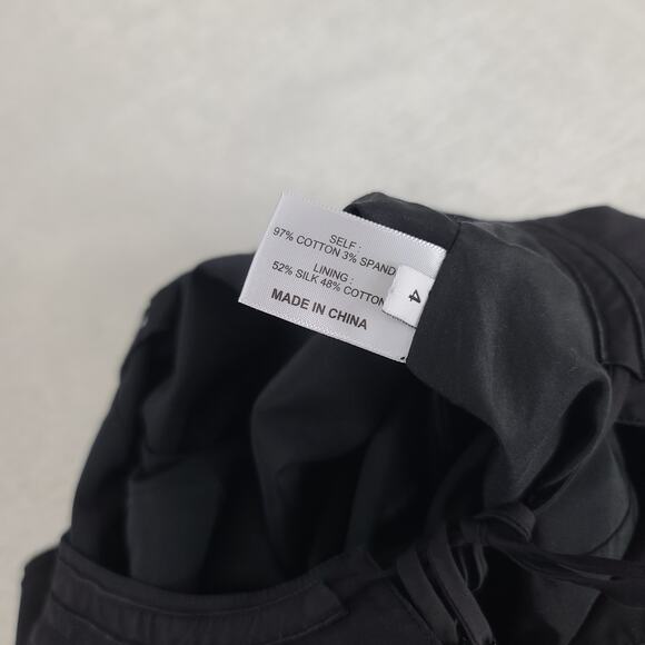 Proenza Schouler silk babydoll dress black Size 4 Preloved Excellent Whimisgoth - Picture 10 of 11